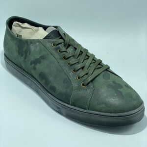 Camouflage Men’s 13D Belvedere Studio Sneakers Oliver Green Suede Leather